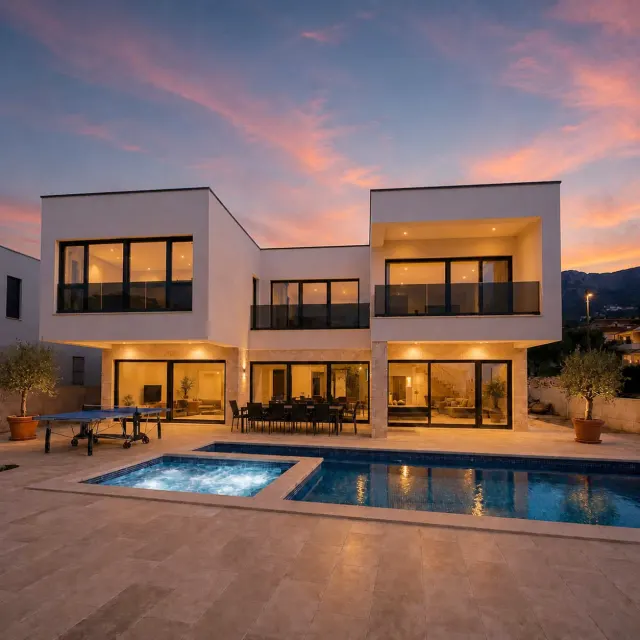 BookNoFees: Villa „Just be Light“ · 5 Schlafzimmer · Pool · Whirlpool · 303 m² – Kaštel Stari