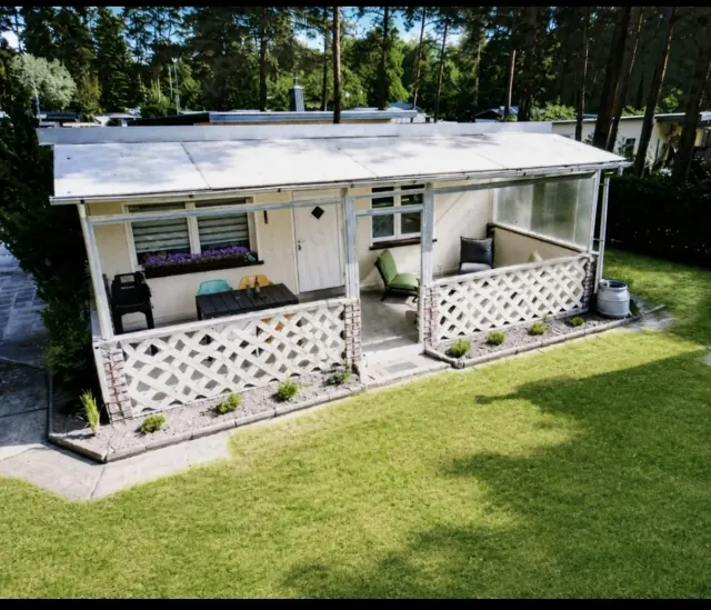 BookNoFees: Ferienwohnung in Gommern – Wald&Seen-Bungalowtraum