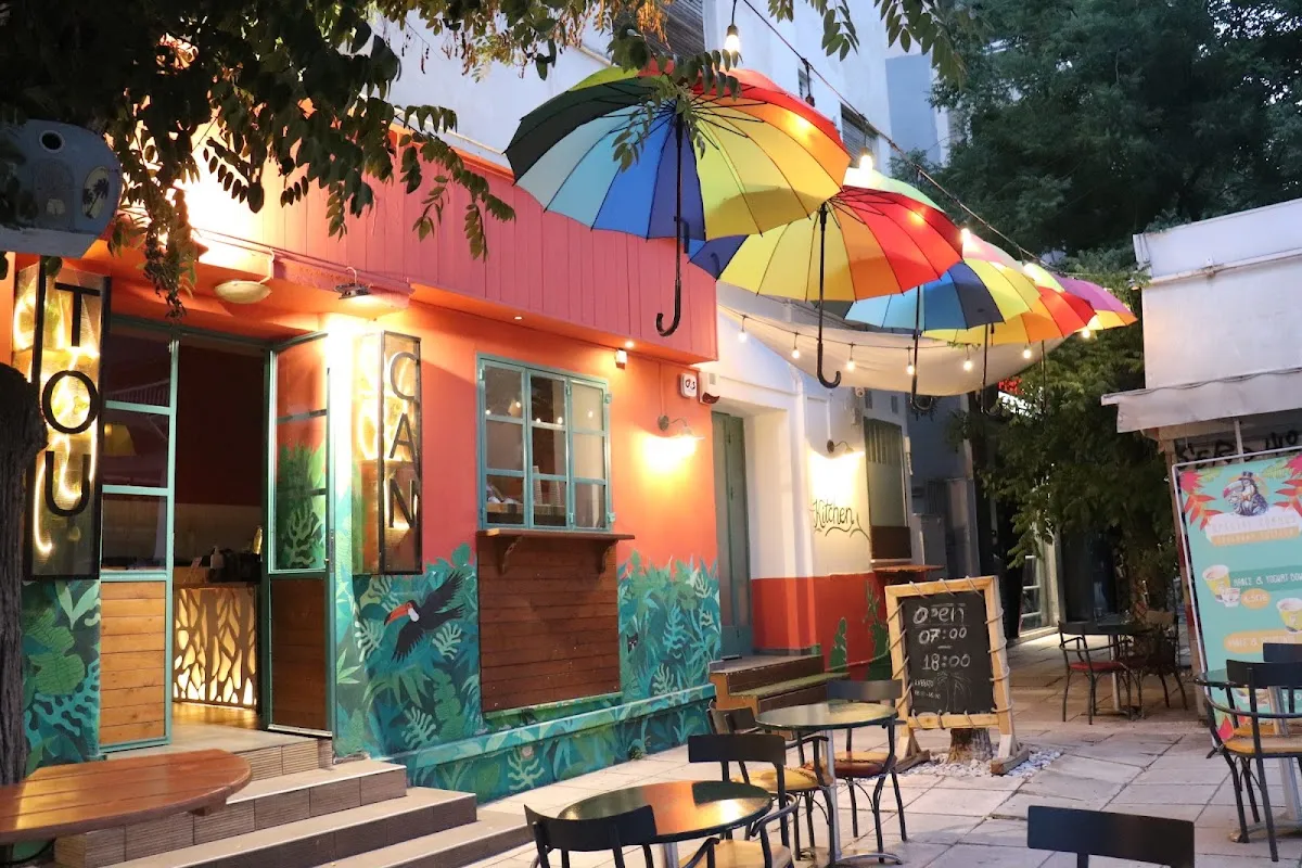 BookNoFees: Café – Toucan – Athens – Tukan, Foto 1