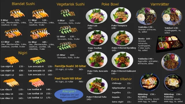 BookNoFees: Imbiss – Minari Sushi – Stockholm – Sushi aus dem Bergbau, Foto 3