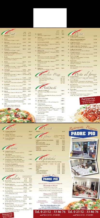 BookNoFees: Restaurant – Pizzeria-Padre Pio – Nachrodt-Wiblingwerde – Pizzeria „Padre Pio“, Foto 2