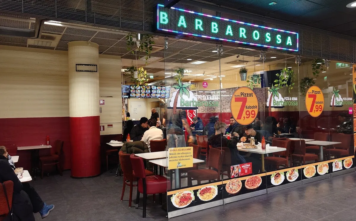 BookNoFees: Restaurant – Barbarossa Pizza & Kebab – Helsinki – Barbarossa Pizza & Kebab, Foto 1