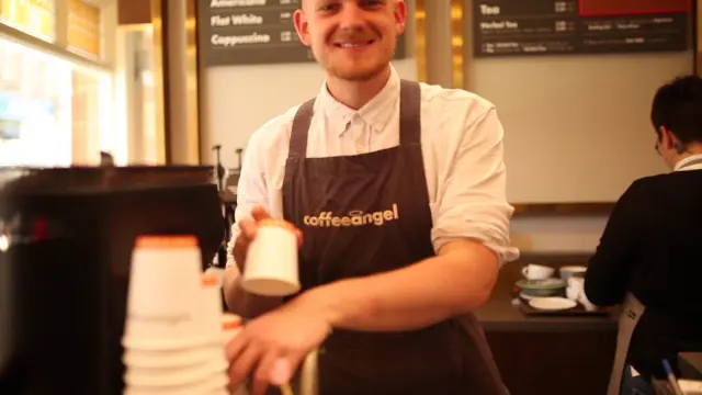BookNoFees: Café – Coffee Angel – Dublin – Kaffee-Engel, Foto 3