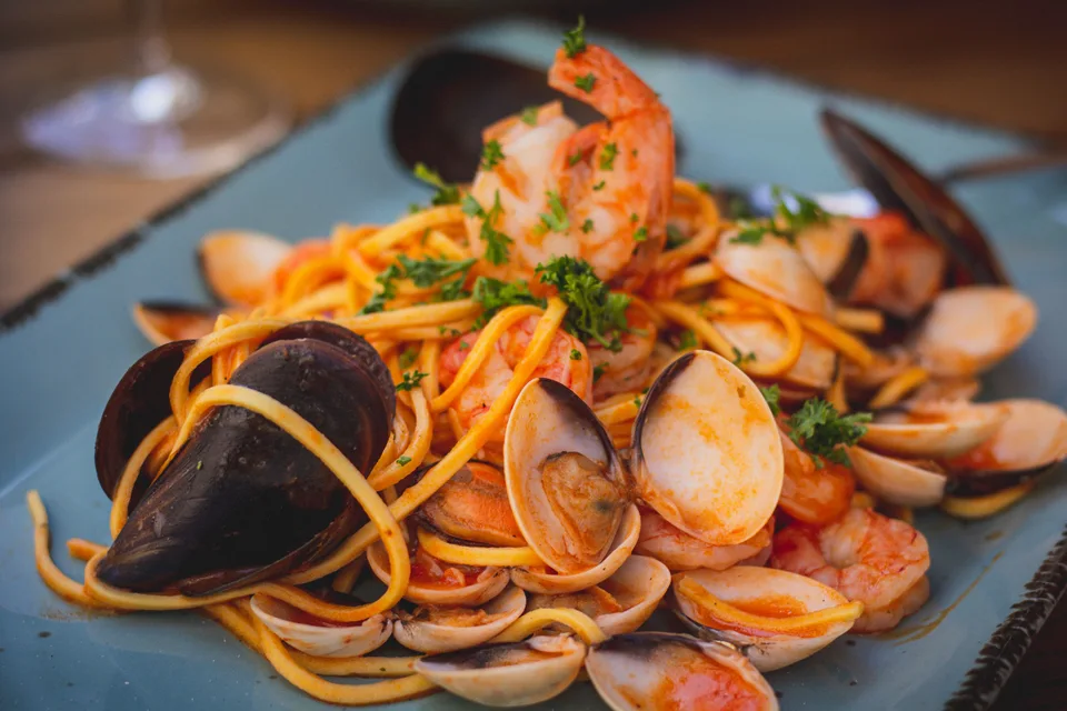 BookNoFees: Foto di esempio: Spaghetti ai frutti di mare